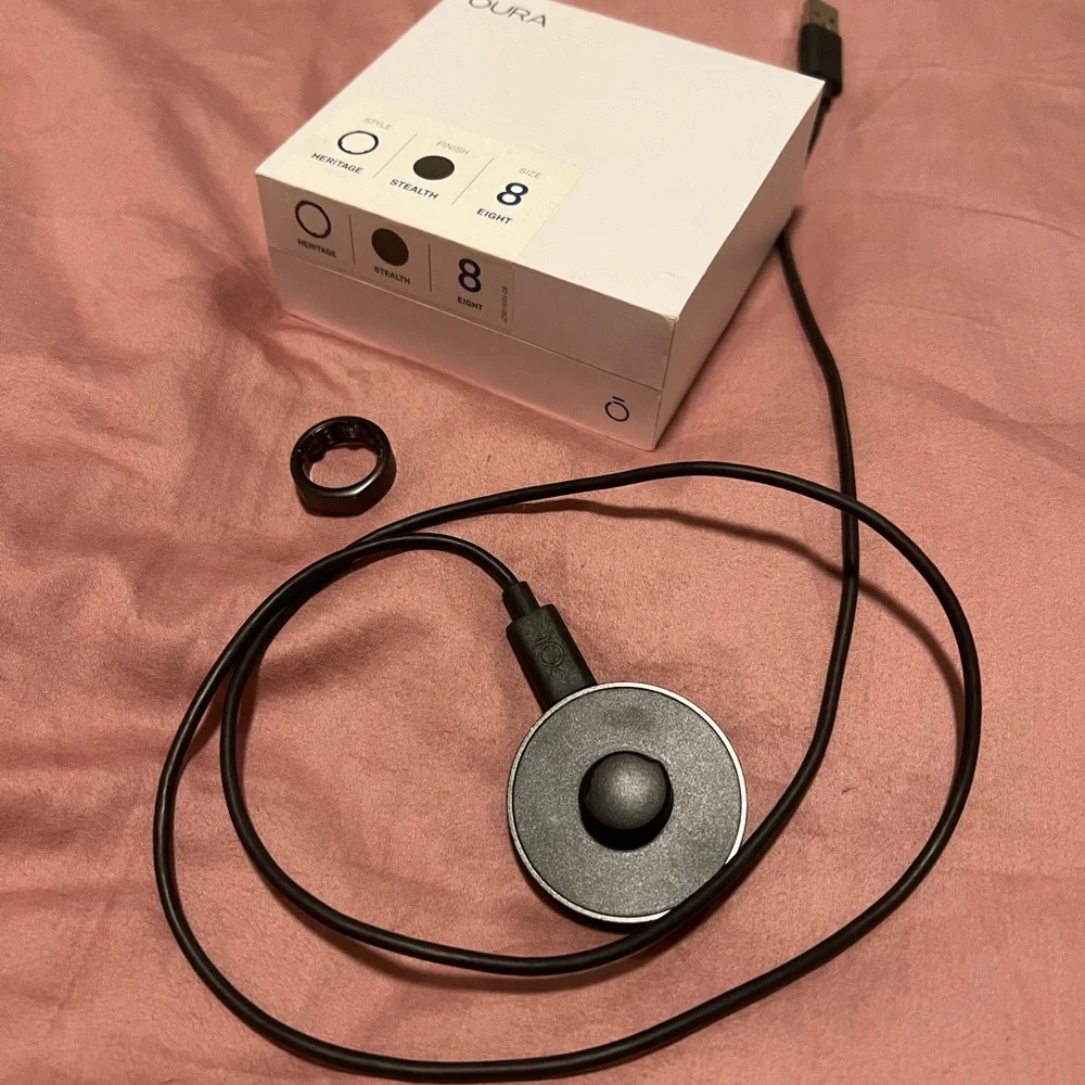 Oura Ring Heritage Gen 3 (Stealth) - Size 8